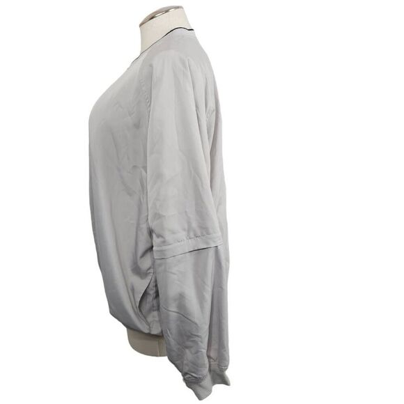 PGA Tour v neck pullover pockets zip off sleeves light grey XXL - Picture 4 of 7